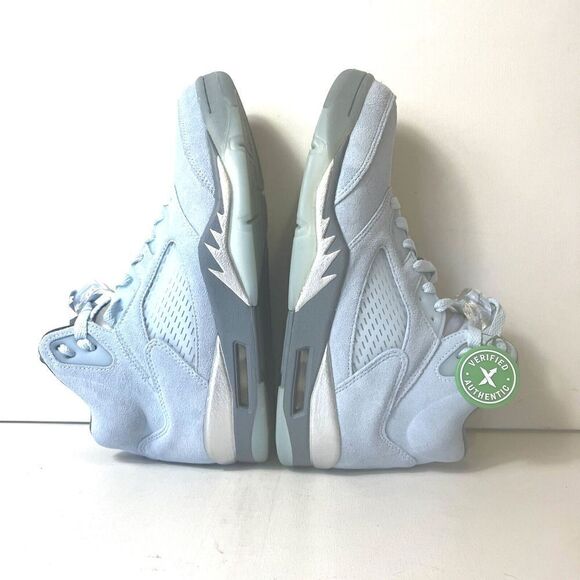 Nike Air Jordan 5 Retro Blue Bird Women's Size 9.5 EU 41 DD9336-400 EUC with Box - Picture 7 of 13